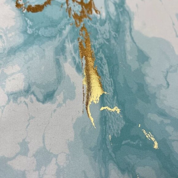 Old Navy High Neck Marble Gold Sports Bra Womens M Goddess Luxe Gym Athleisure - Picture 3 of 10